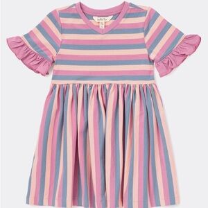 Matilda Jane Just Imagine Emery girls multi-striped Dress, Size 10